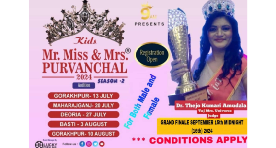 Dr. Thejo Kumari Amudala Graces Miss and Mrs. Purvanchal Event as Celebrity Jury Chief Guest and Judge